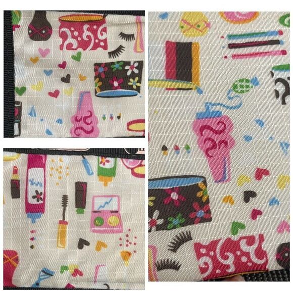 LeSportsac Small Crossbody Wallet Beauty Cosmetics Hair Stylist Rare Eyelash - Picture 15 of 16